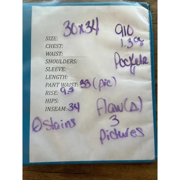 Adriano Goldschied Mens 30X34 Dark Gray The Everett Slim Straight Jean FLAWS - Picture 14 of 14